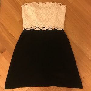 Black and white Sandro Dress